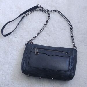 Rebecca Minkoff Black Leather Crossbody Bag
